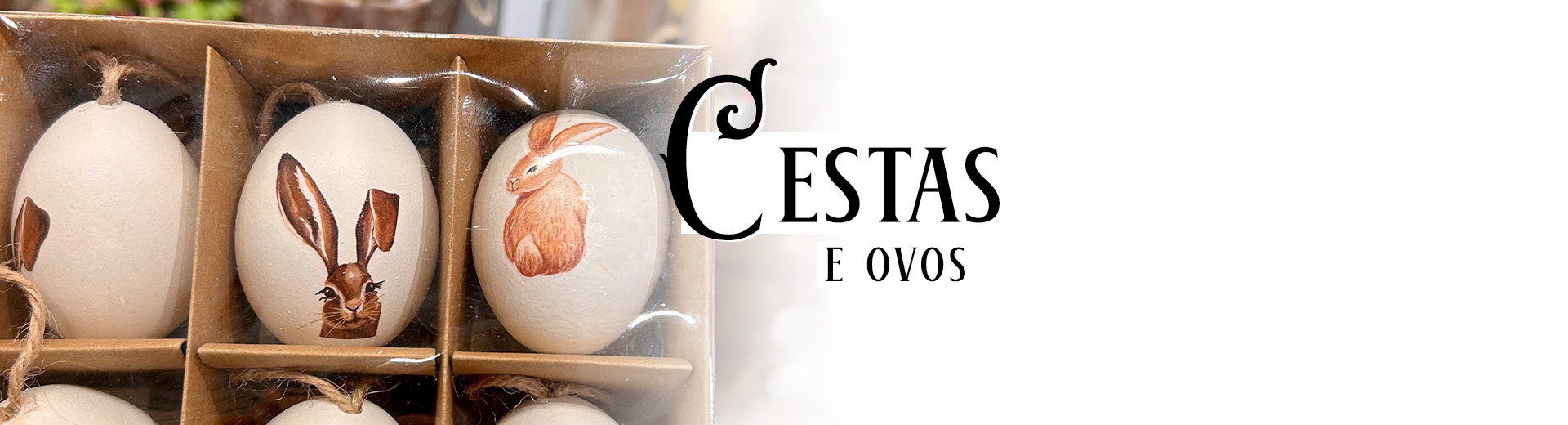 cestas e ovos