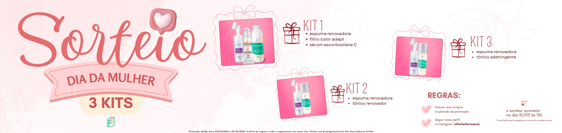 SORTEIO DIA DA MULHER