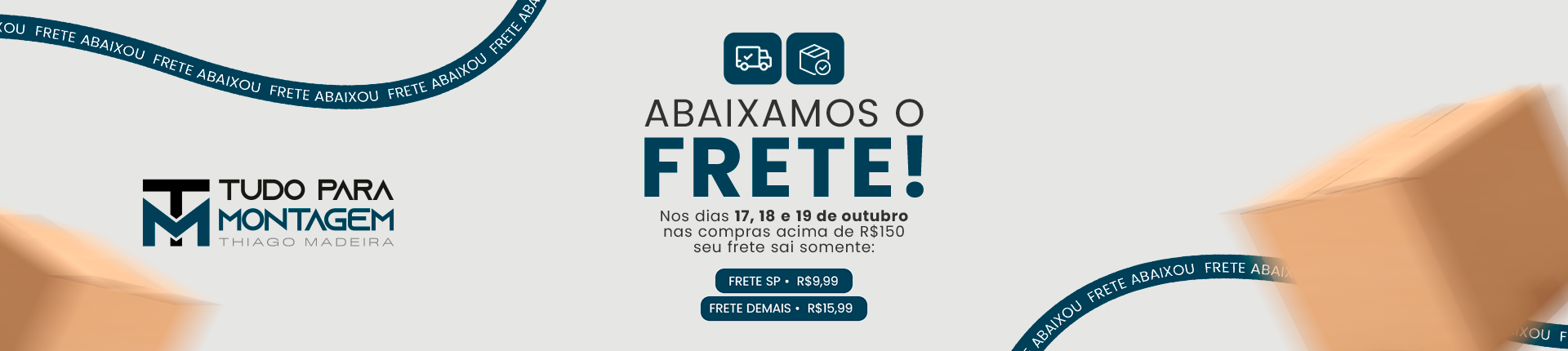 Frete Especial - 17 a 19/10