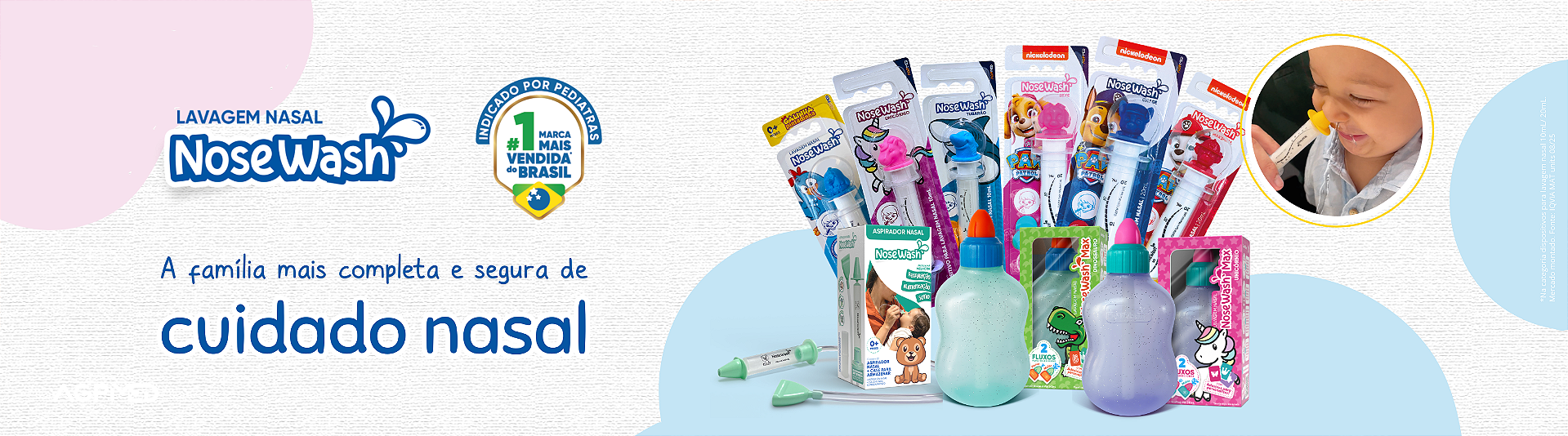 NoseWash banner site