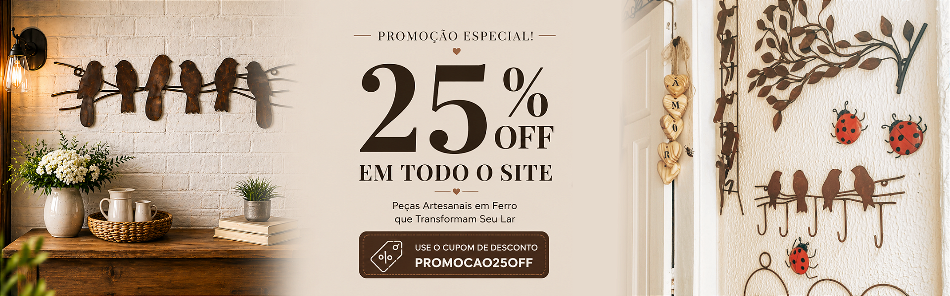 PROMOÇÃO 25% OFF