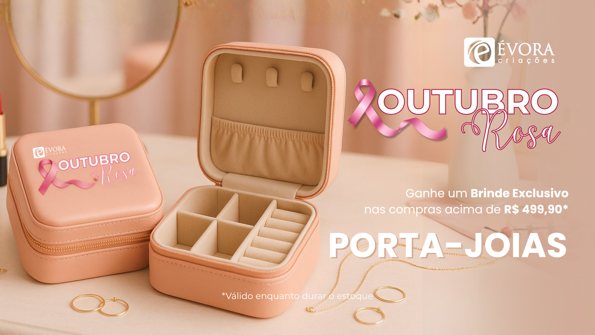 brinde outbro rosa