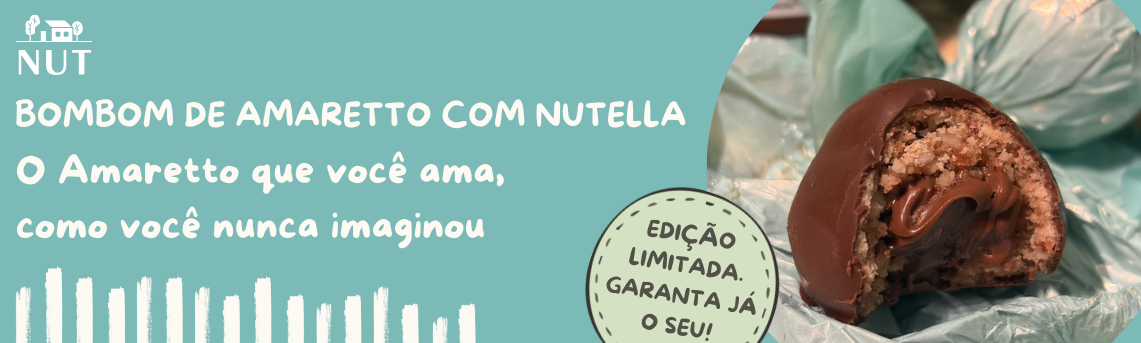 Bombom de Amaretto com Nutella