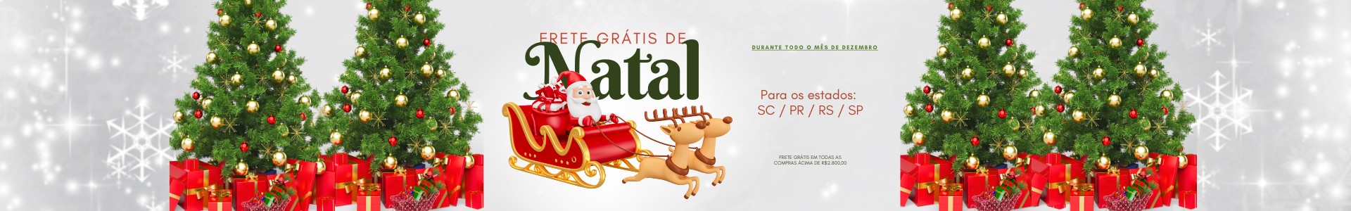 Frete grátis - natal