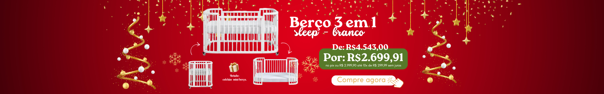 Berço Sleep - natal