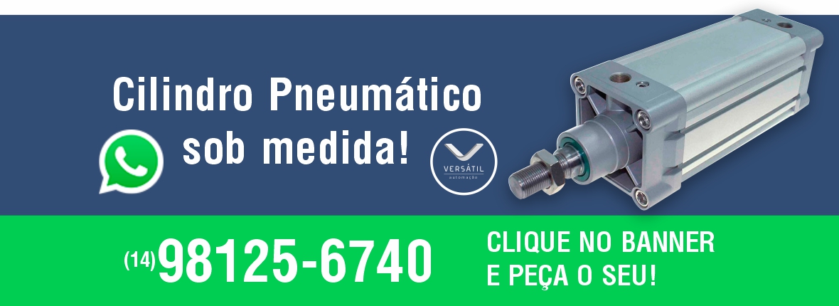 Cilindro Pneumático Sob Medida - Whatsapp