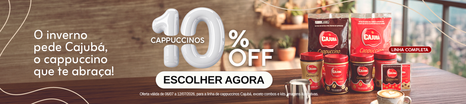 Cappuccino 10% off