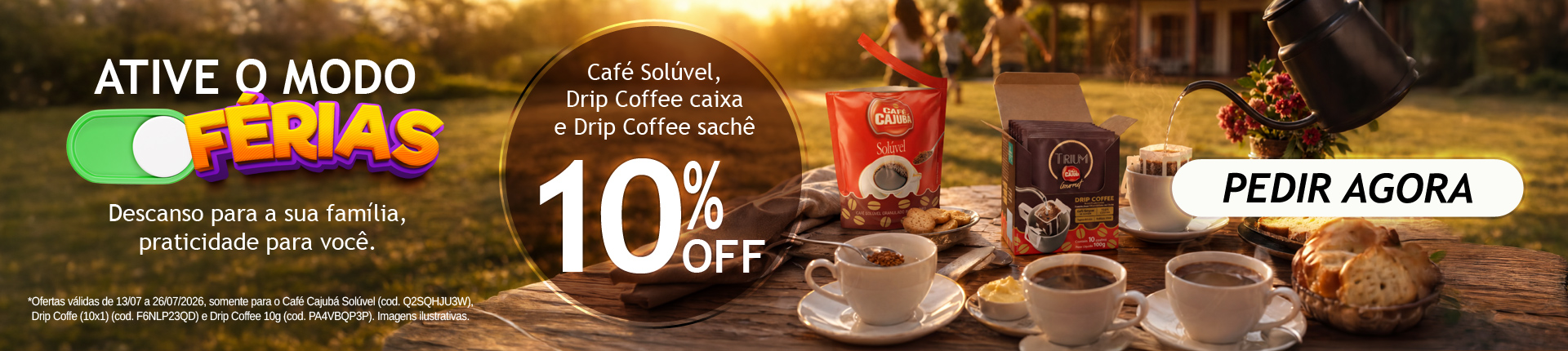Solúvel Drip caixa/ sachê
