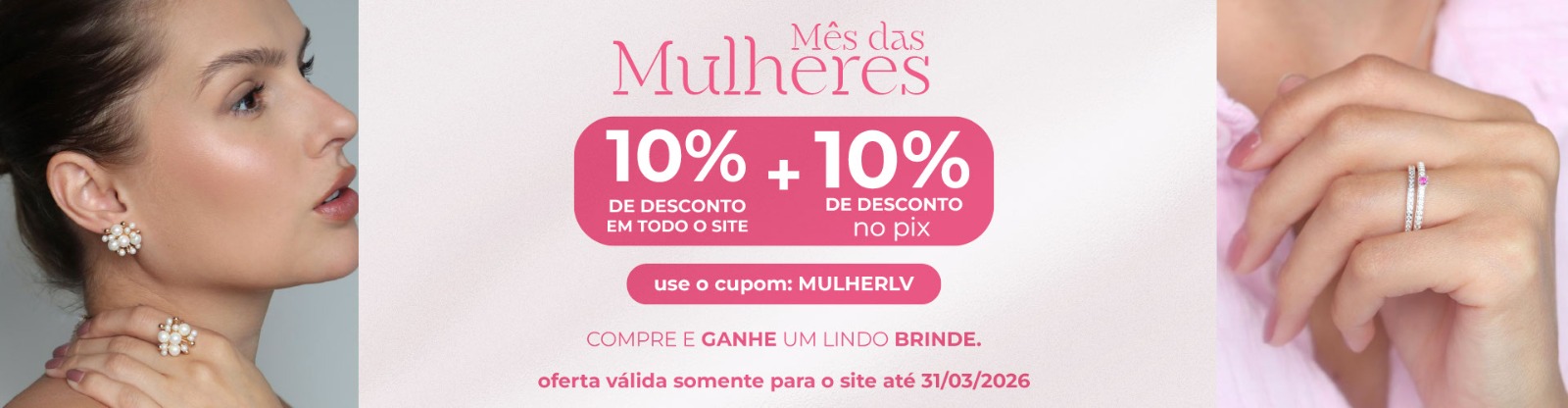Cupom mês das mulheres