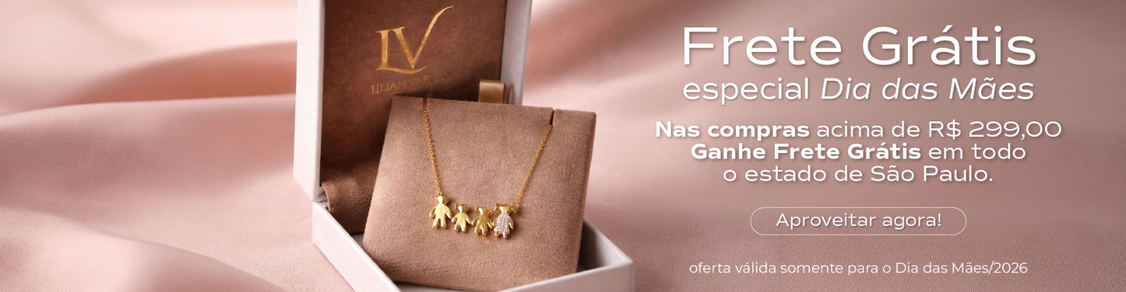 Frete gratis dia das mães