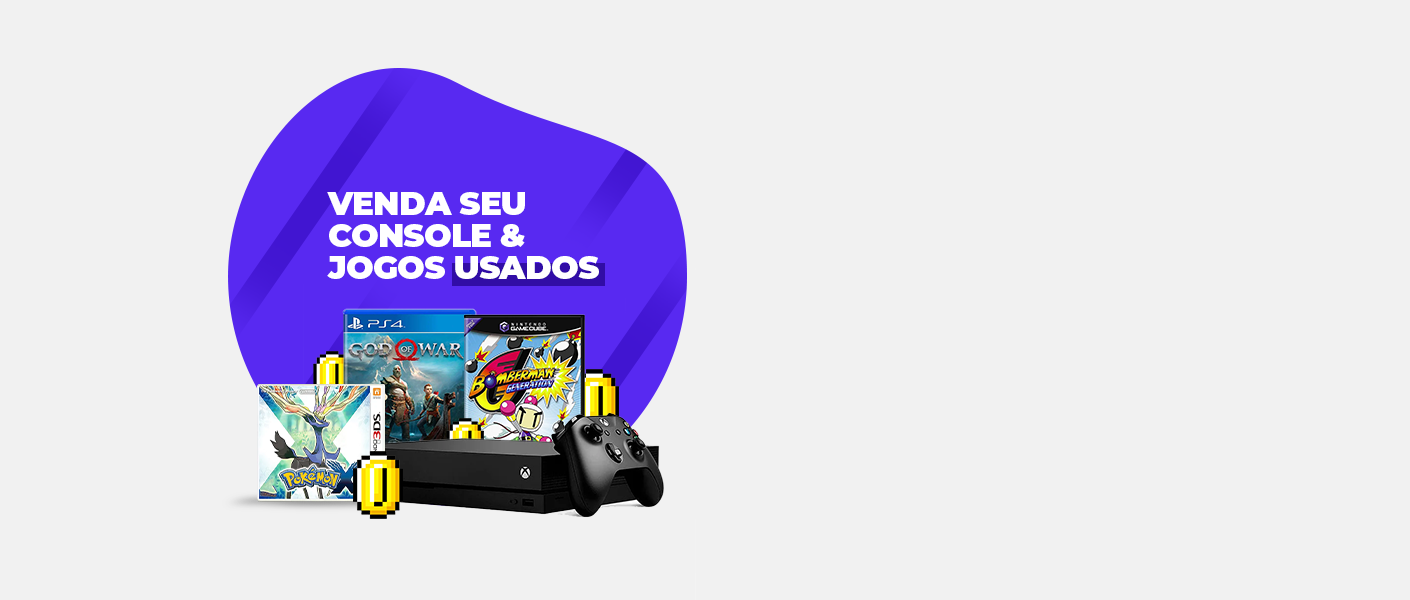 Venda Seu Console e Jogos Usados