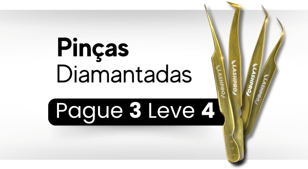 kit pinças lash pro mobile