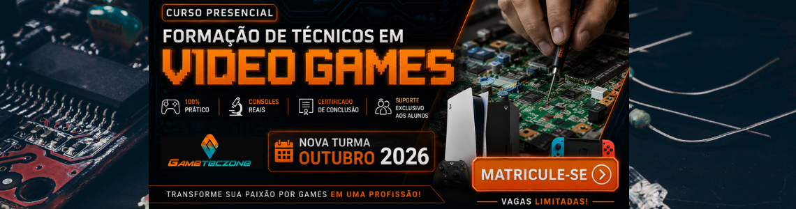 Curso Presencial Assistência Técnica de Vídeo Games Gameteczone