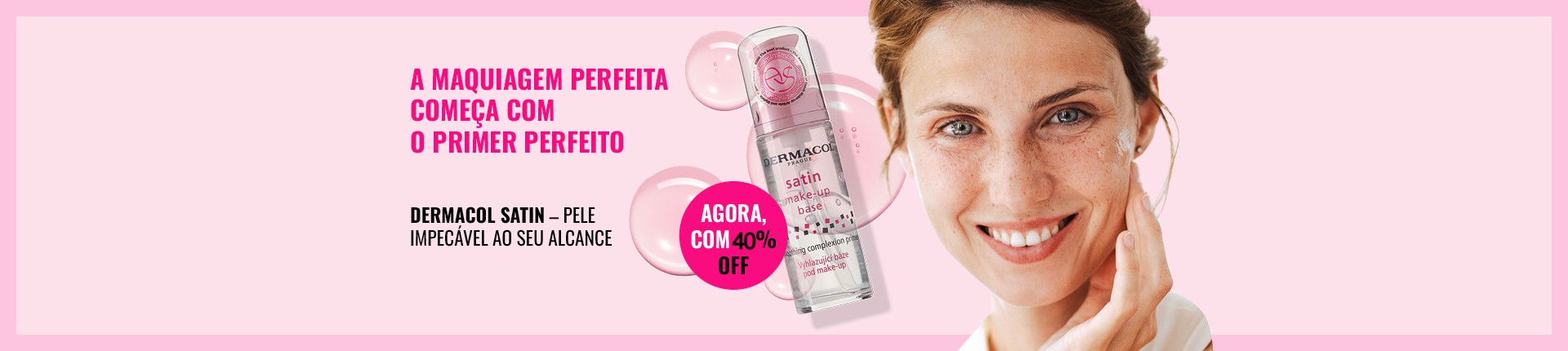 Primer Satin Make-Up Base - 30ml - 40%OFF