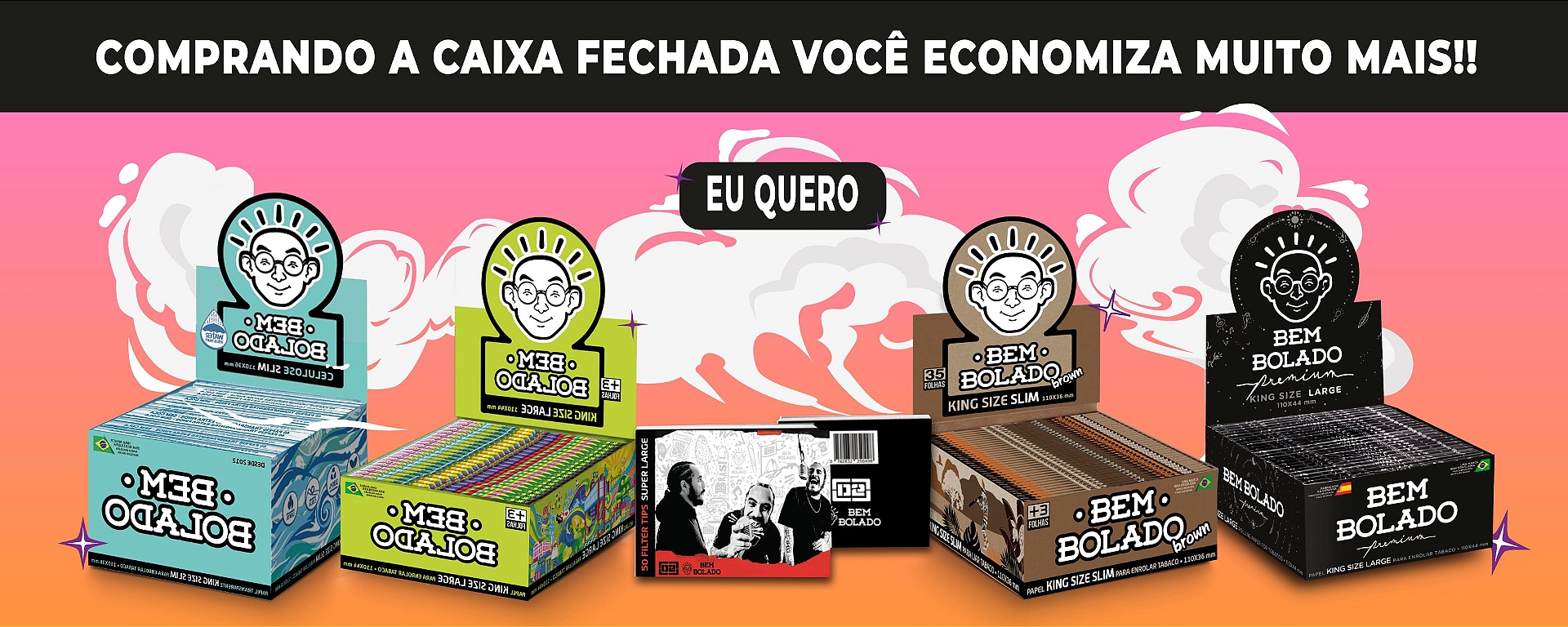 Banner caixa fechada