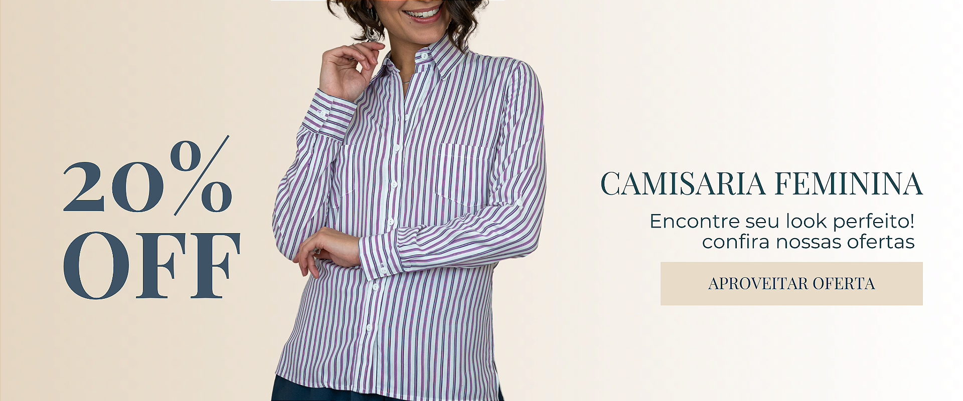 Camisaria 20%off - mobile