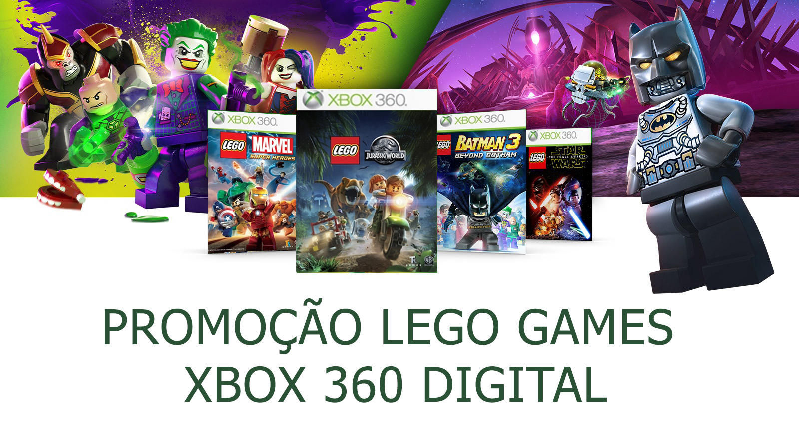 promoção lego xbox 360