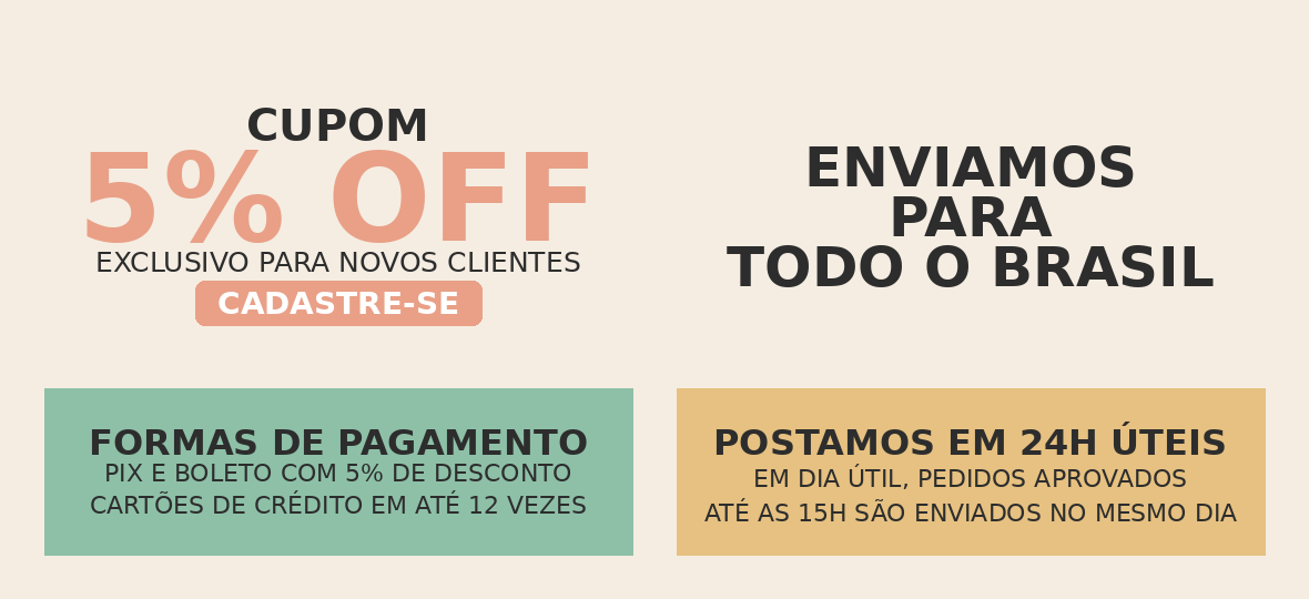 Formas de pagamento e envio