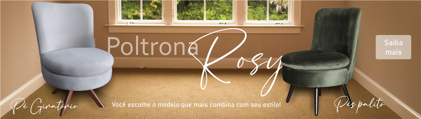 FullBanner - Poltrona Rosy 2 modelos