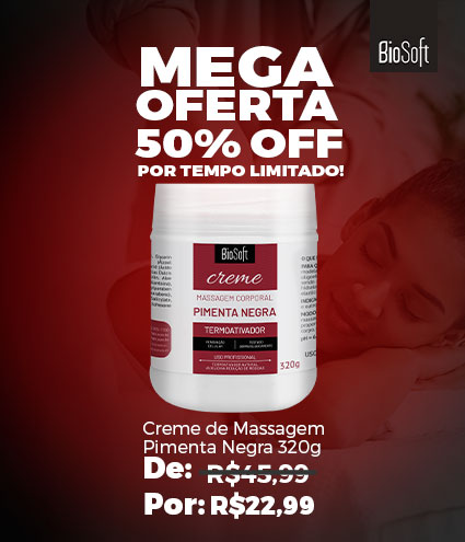 [mobile]Creme de Massagem Pimenta Negra Bio Soft 680g