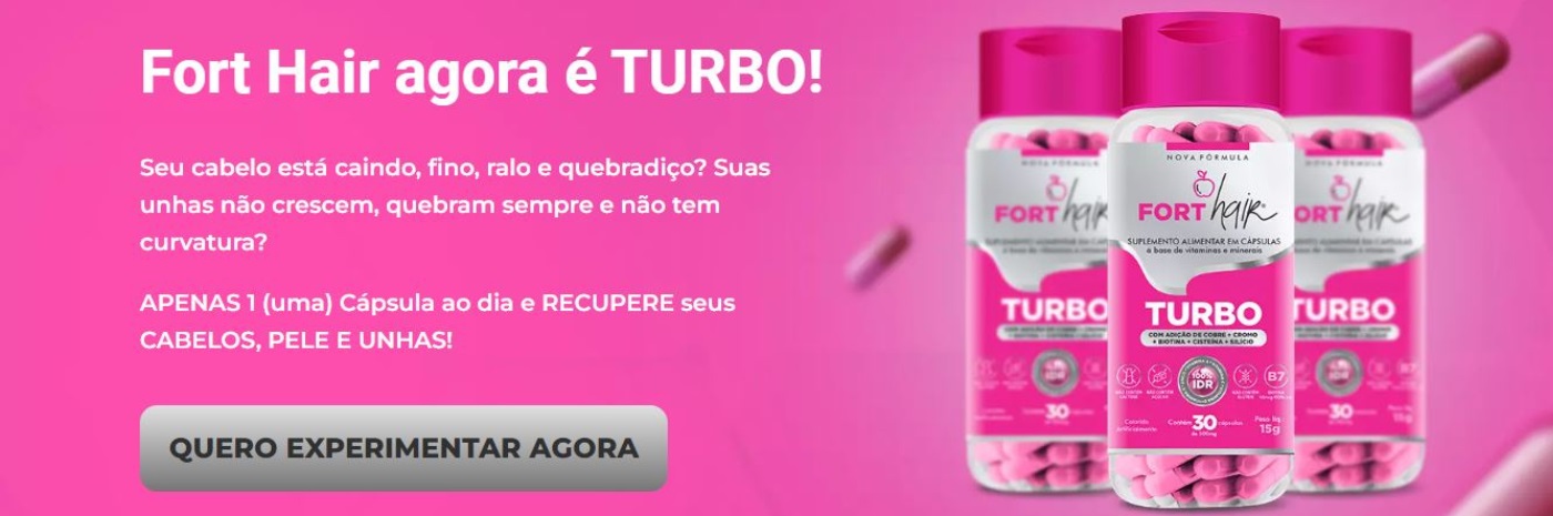 Promoção FortHair Turbo