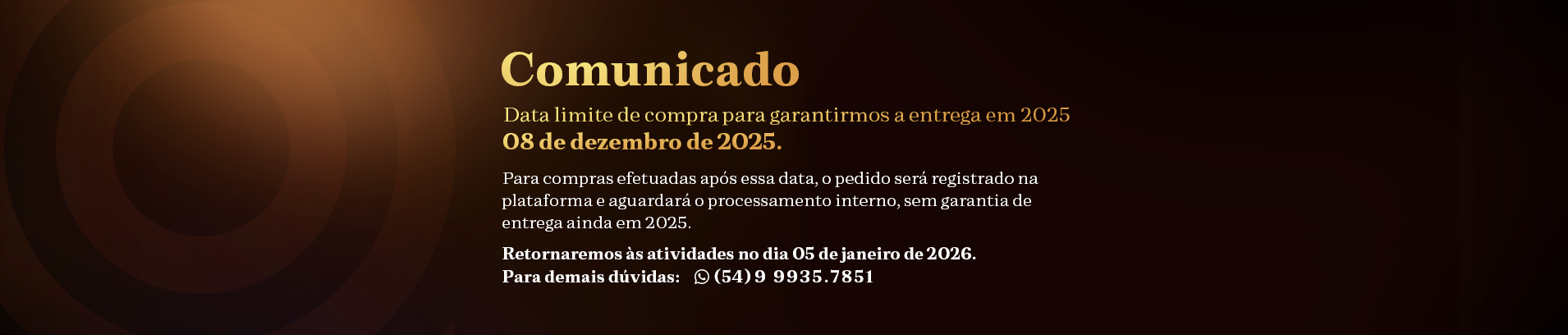 Final de ano 2025 / 2026