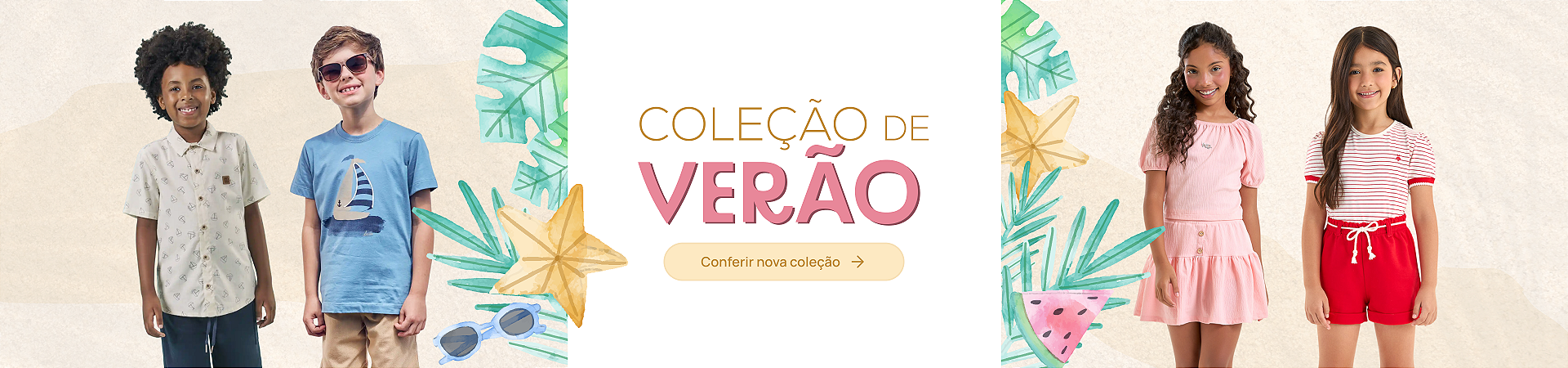 Coleção de Verão: Compre as melhores marcas com Frete Gratis e parcelamento sem juros. @desktop