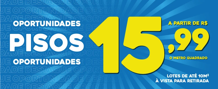 Pisos a partir de 15,99m²