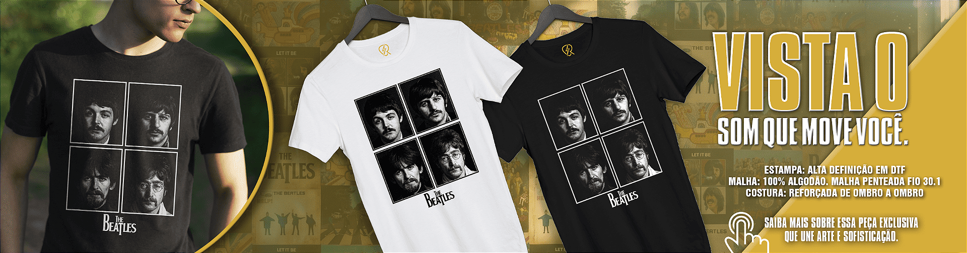 CAMISETA - MUSICA THE BEATLES