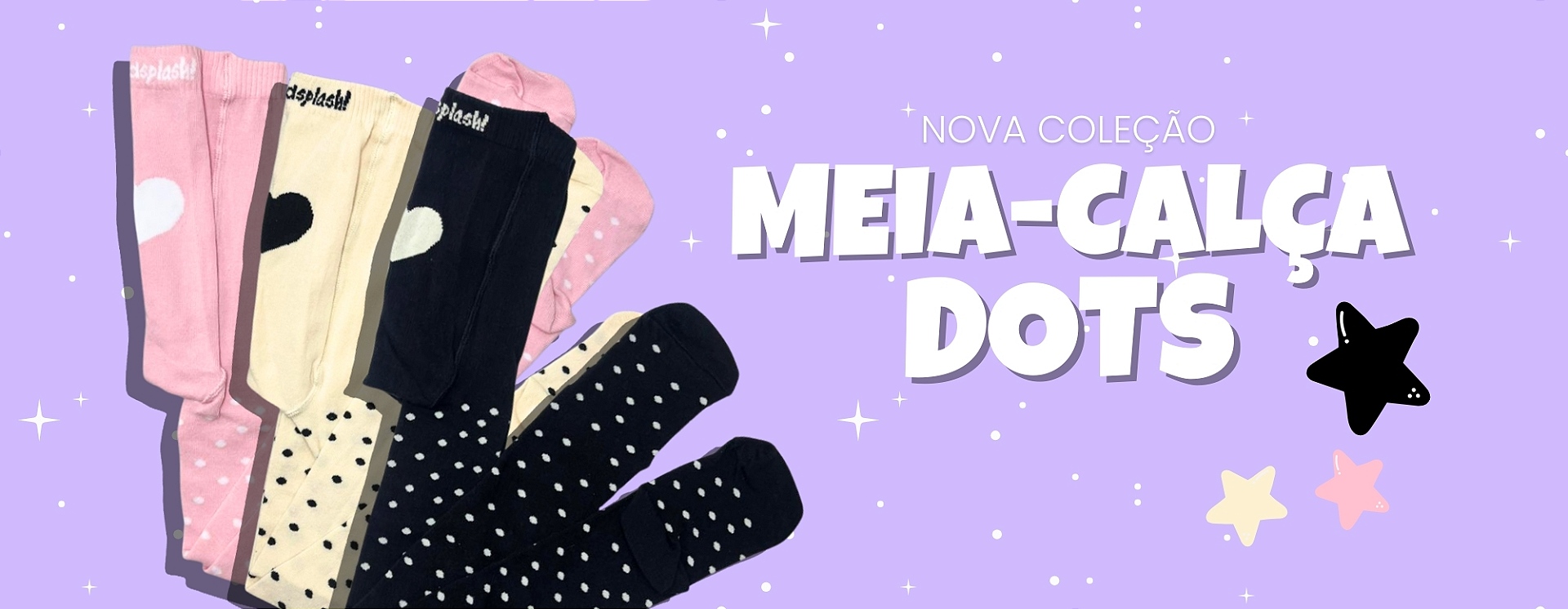 meia calça - dots