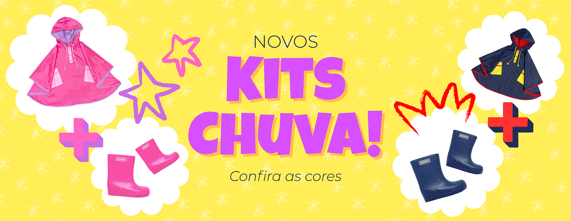 Novos kits chuva