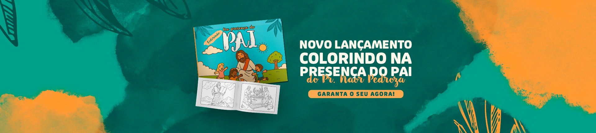 banner livro de colorir