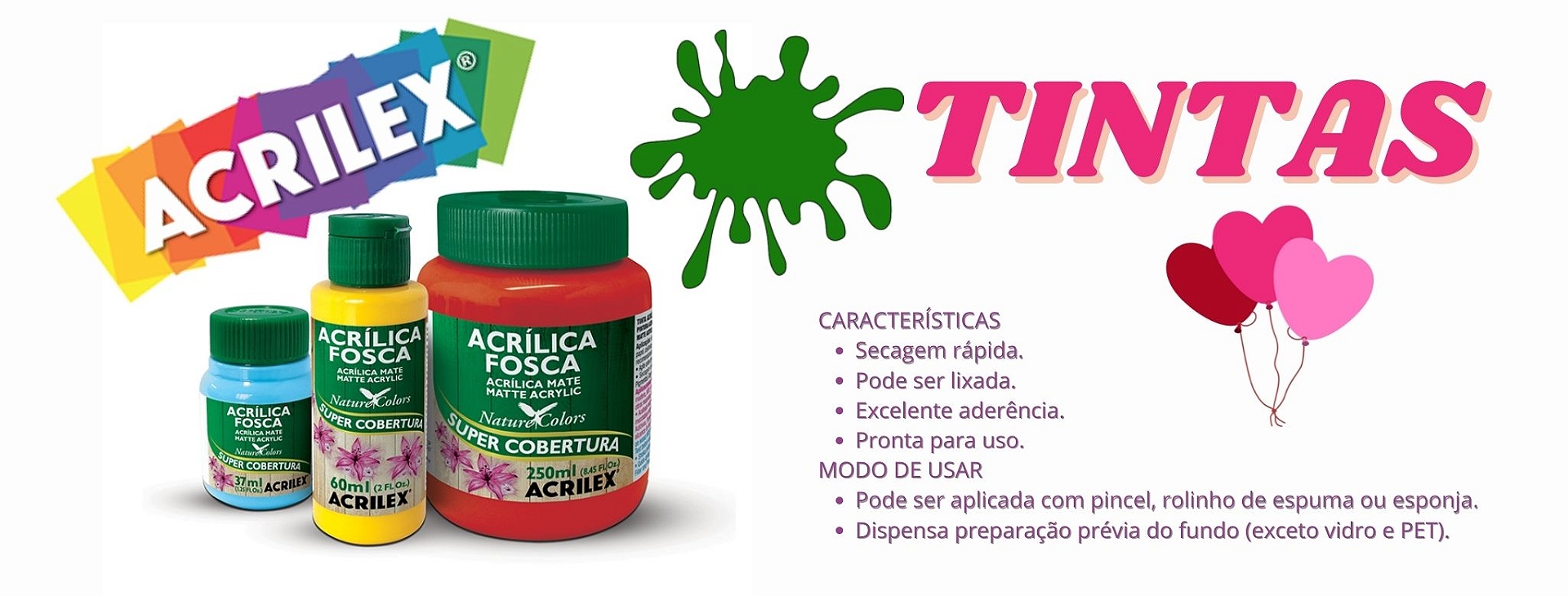 tintas acrilex