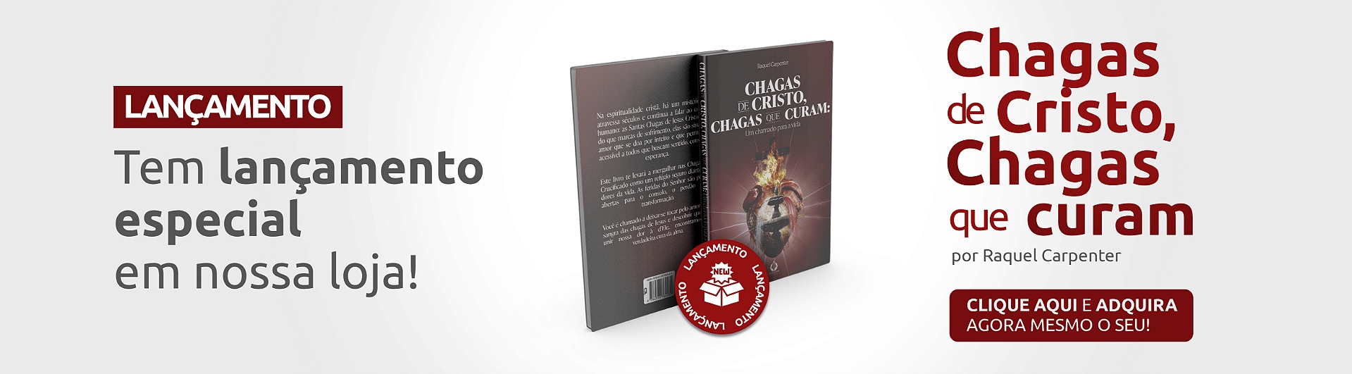 Lançamento livro chagas