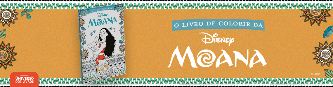 O livro de colorir da Moana