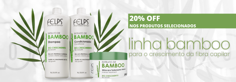 KIT EXTRATO DE BAMBOO FELPS PROFISSIONAL- 2X1000ML