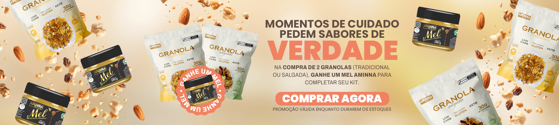 Granolas ganha mel