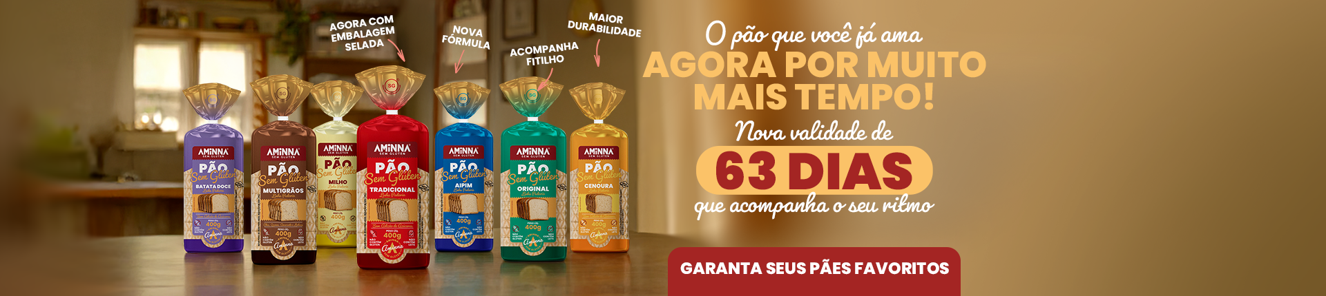 Pão 63 dias