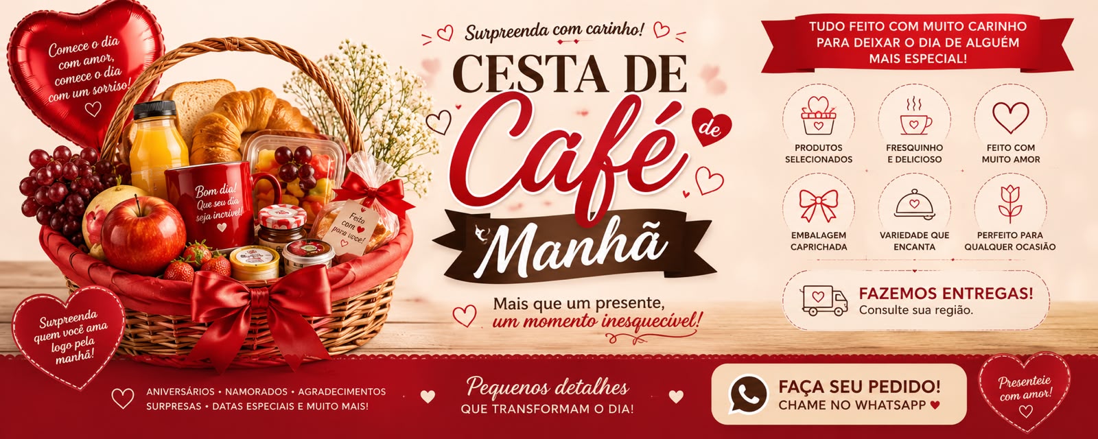 Cestas de Café da Manhã.