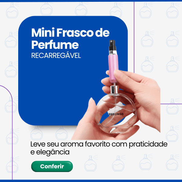 Mini frasco de perfume recarregavel mobile