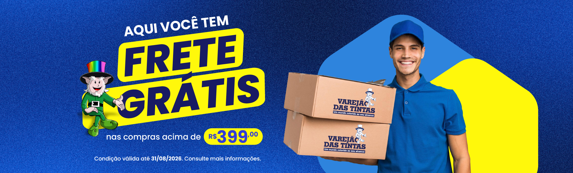 Frete Grátis-agosto