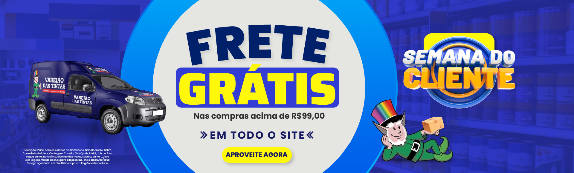Frete Grátis - setembro
