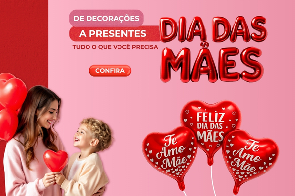 Banner Dia das Mães Home 2026 mobile