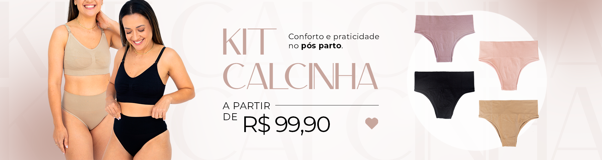 kit 2 calcinhas