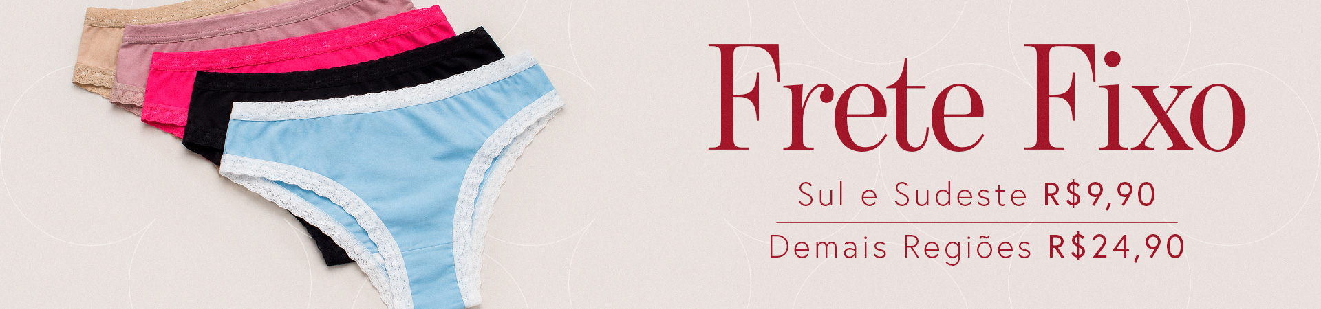Banner Desktop Frete Fixo