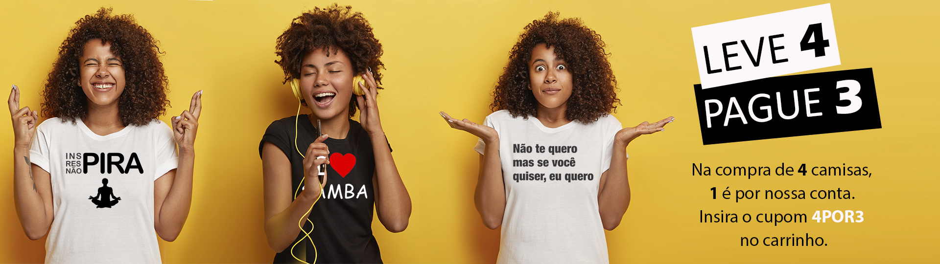 full banner promocao 4 por 3 ze zoeira @desktop