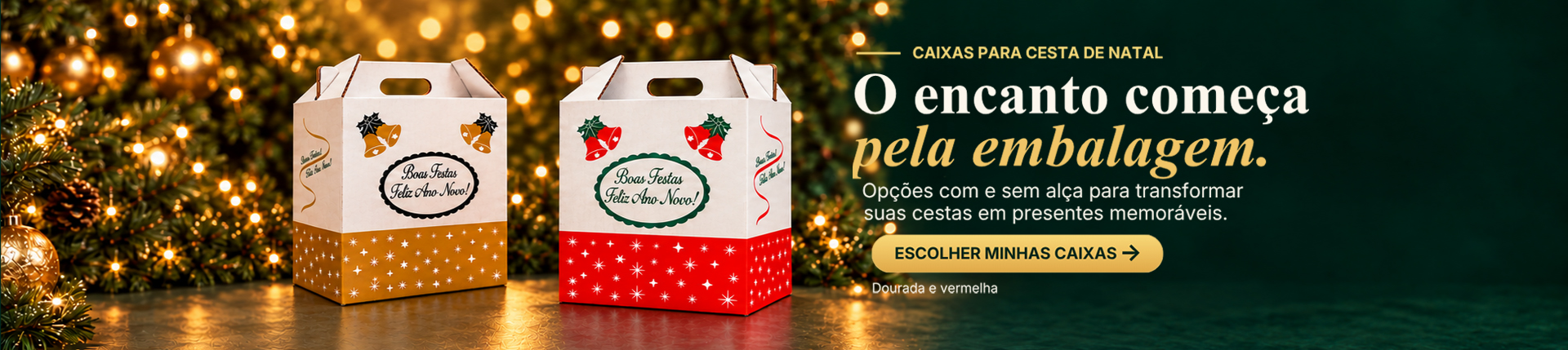 CAIXA CESTA DE NATAL