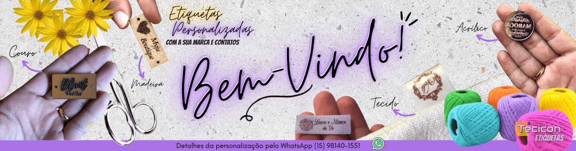Etiquetas Personalizadas para Roupas de Tecido