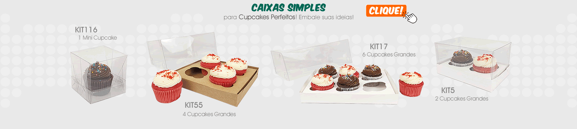 Caixa para Cupcakes