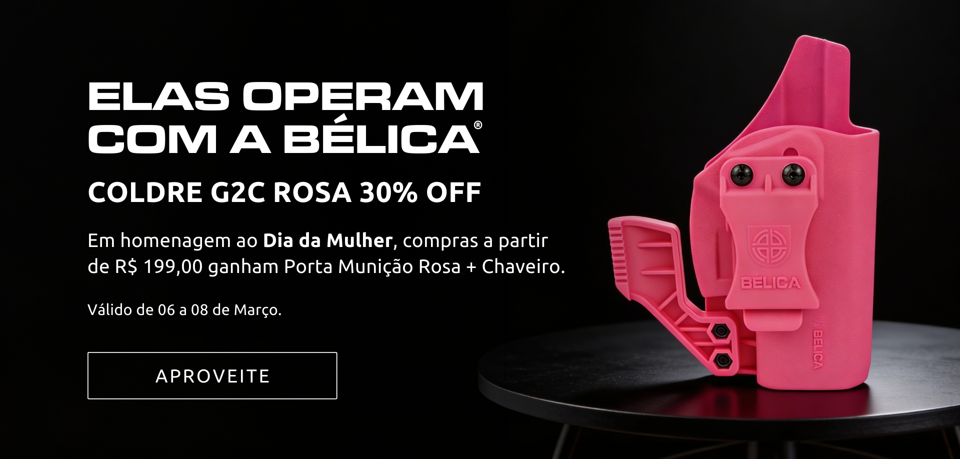 Velado G2c Rosa - Dia da Mulher